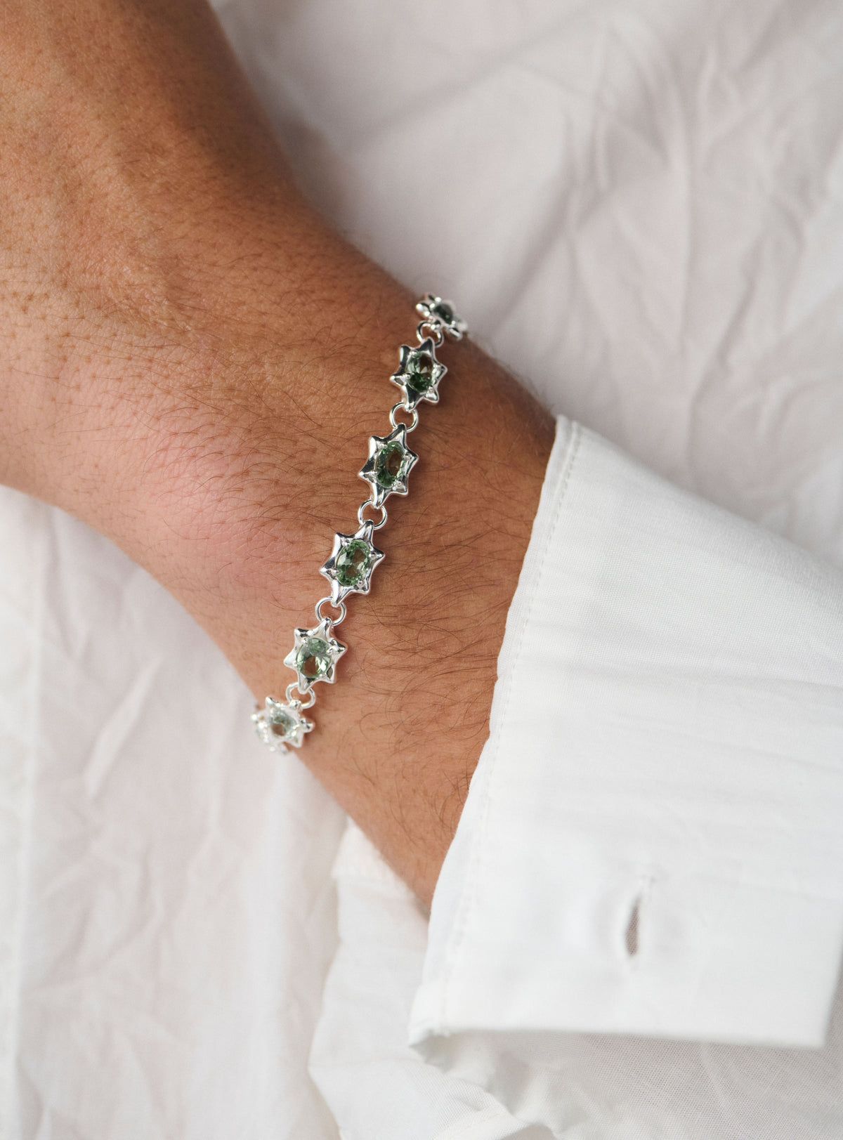 6 Point Gem Bracelet