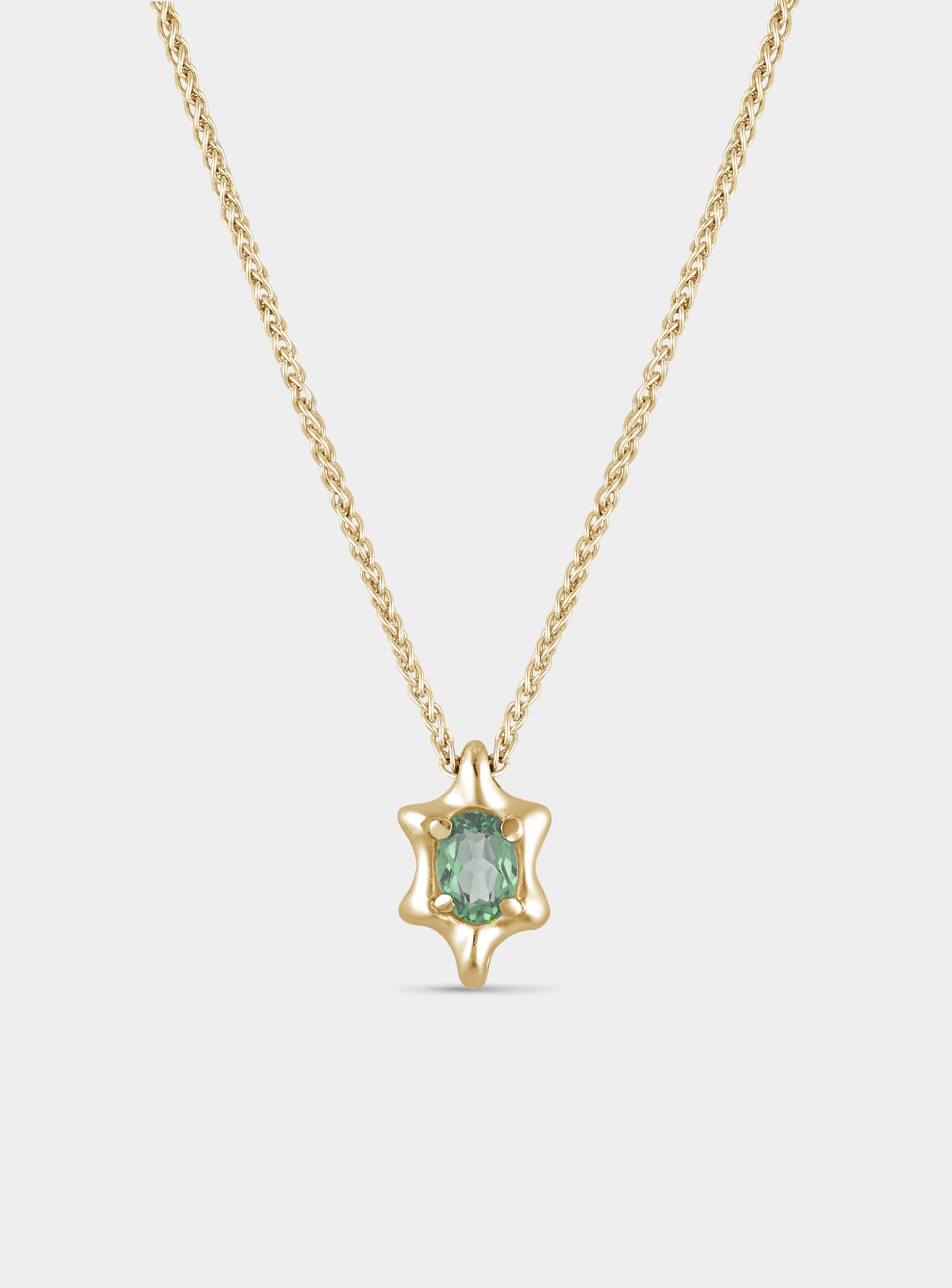 6 Point Pendant Gold