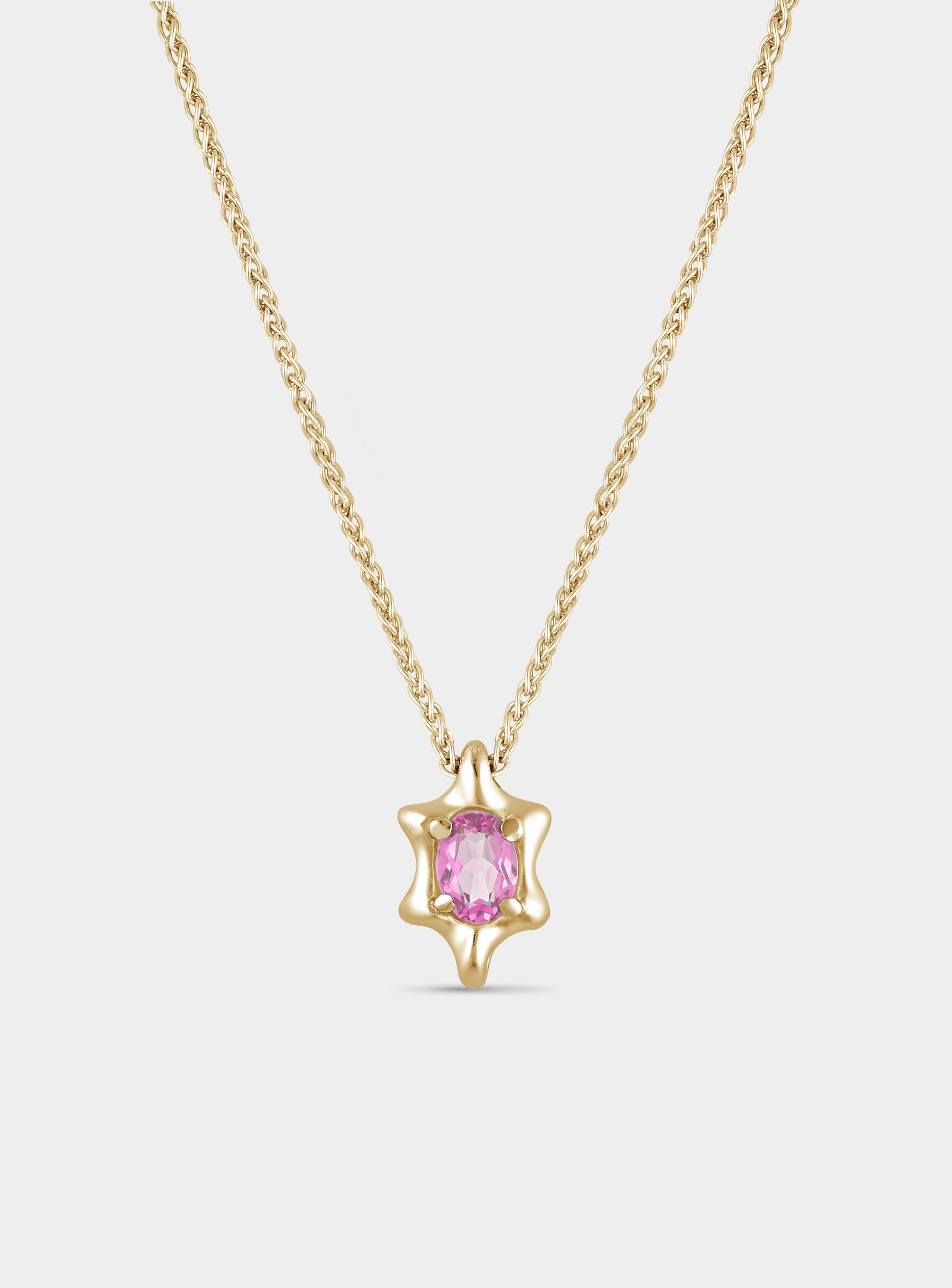 6 Point Pendant Gold