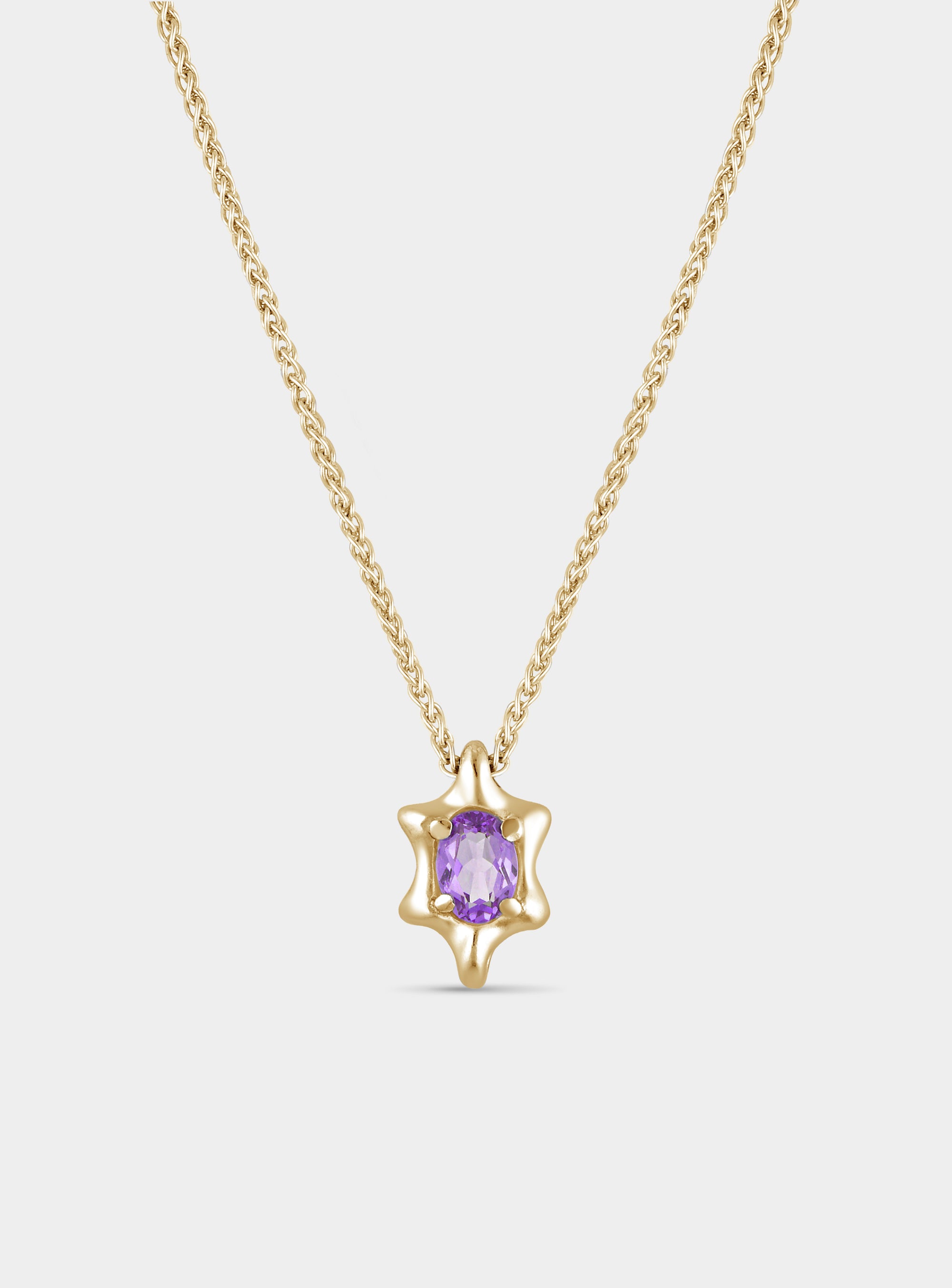 6 Point Pendant Gold