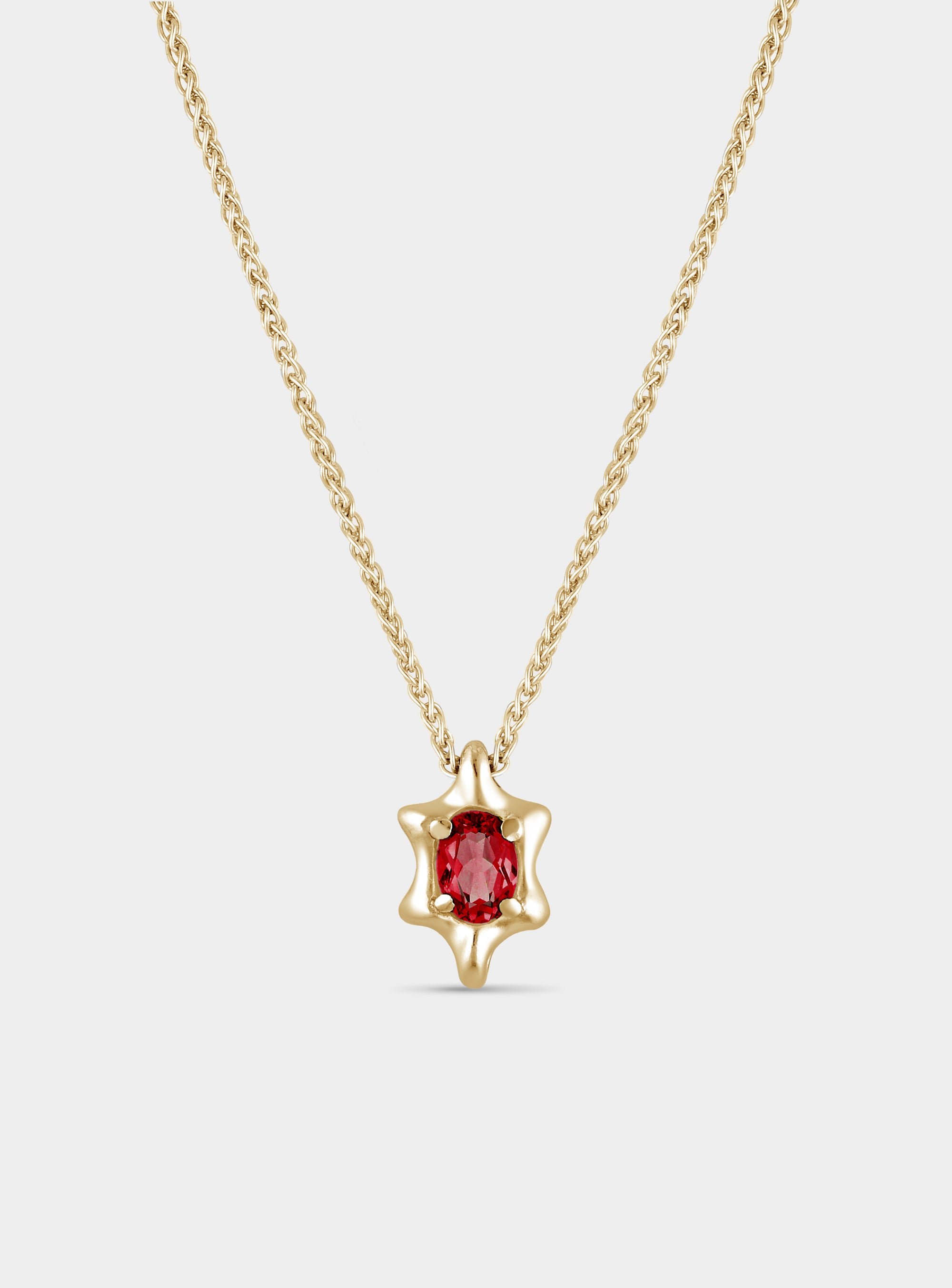 6 Point Pendant Gold