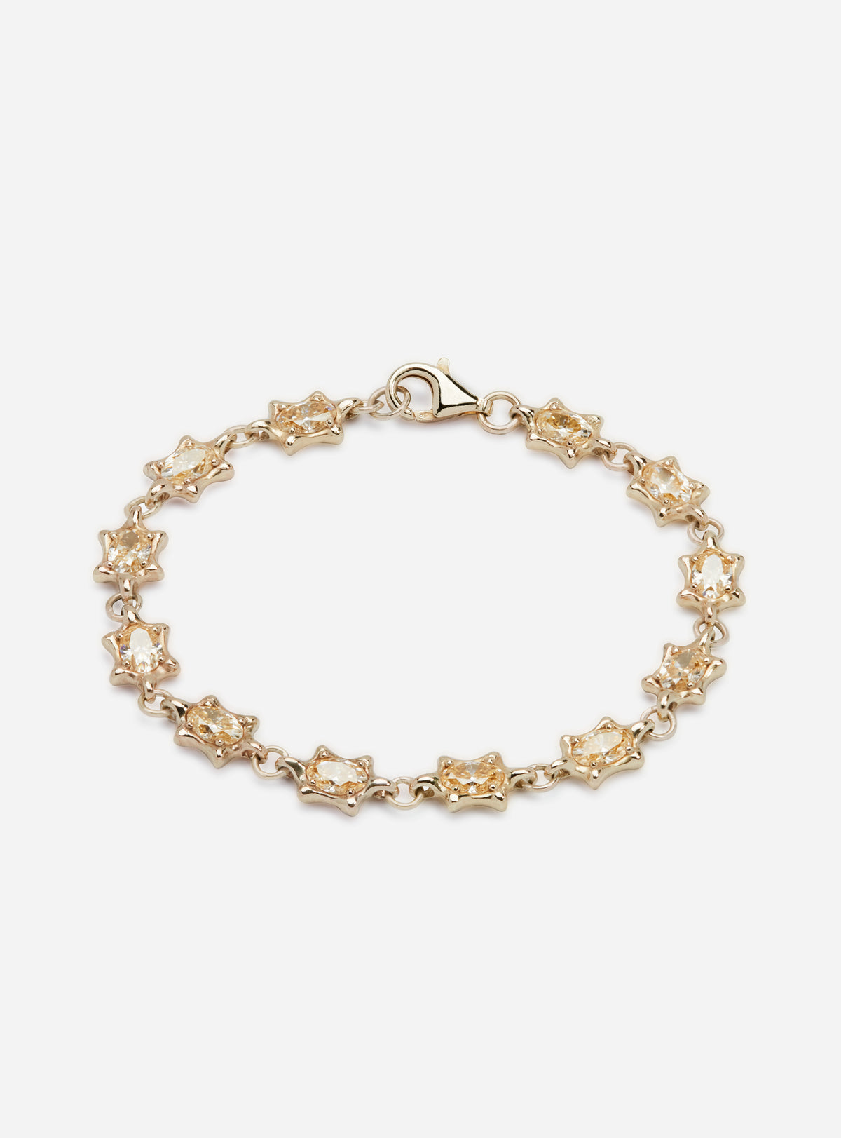 6 Point Petite Bracelet Gold