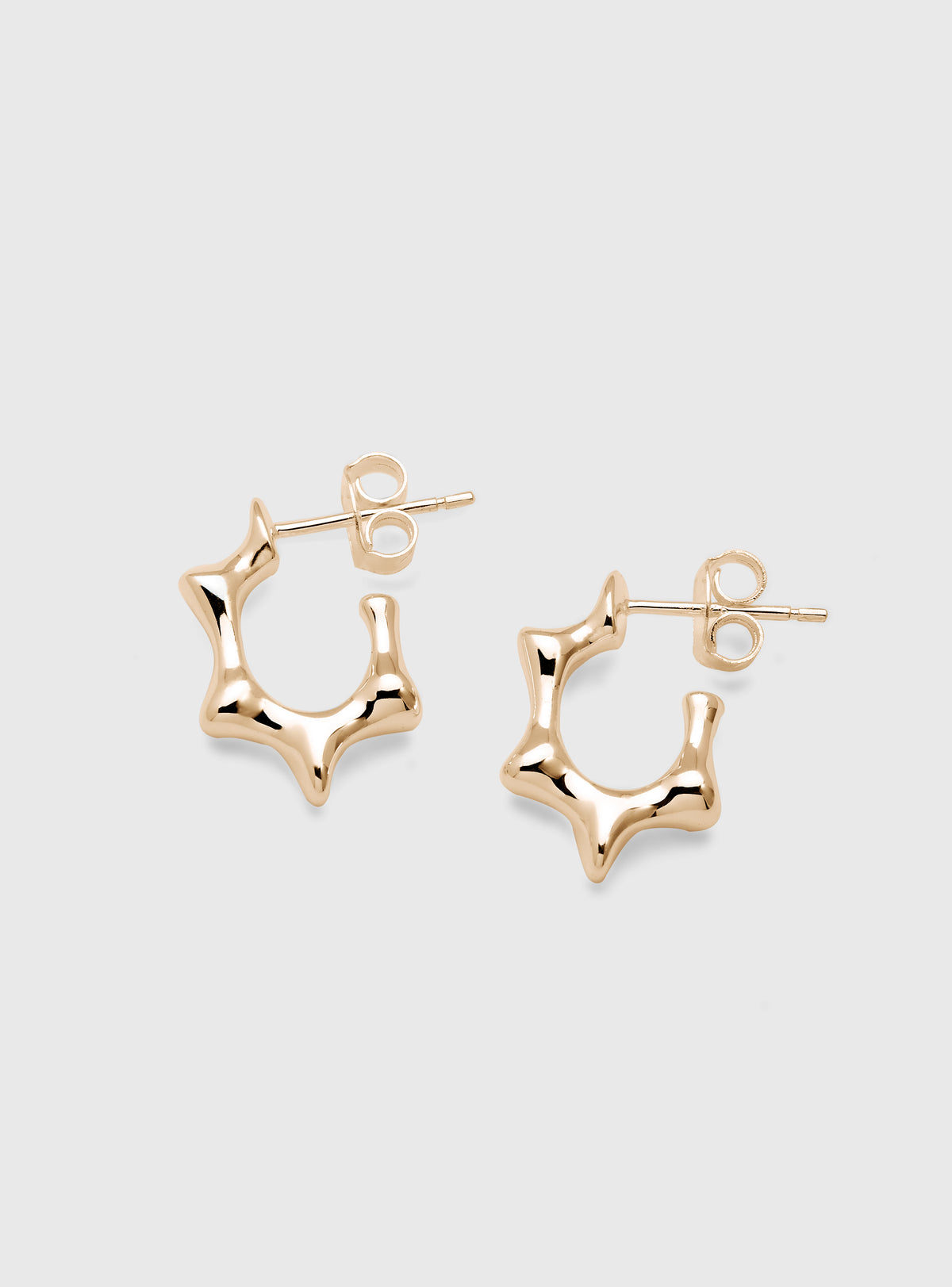 6 Point Studs Gold