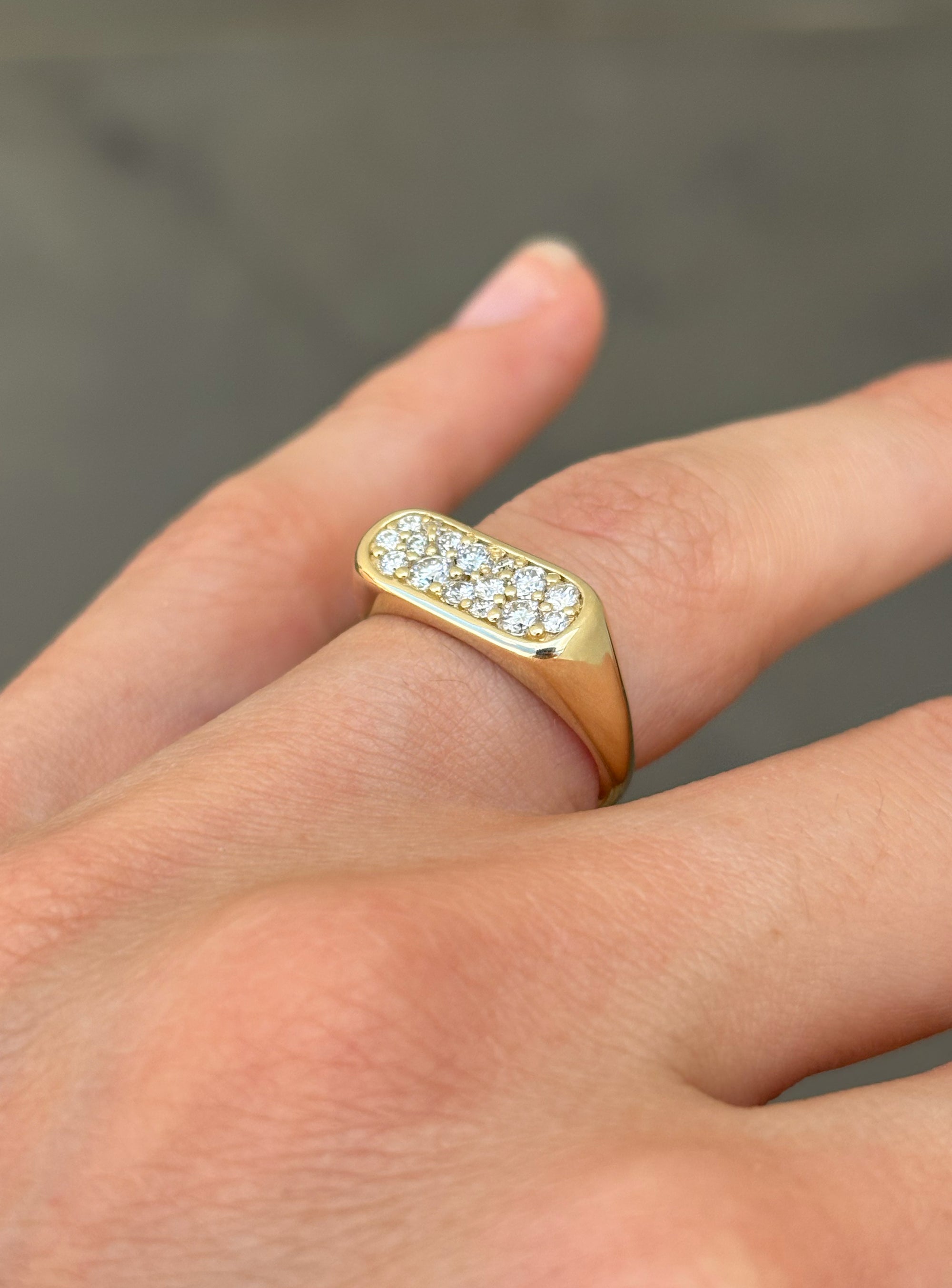 Slim Signet Gold