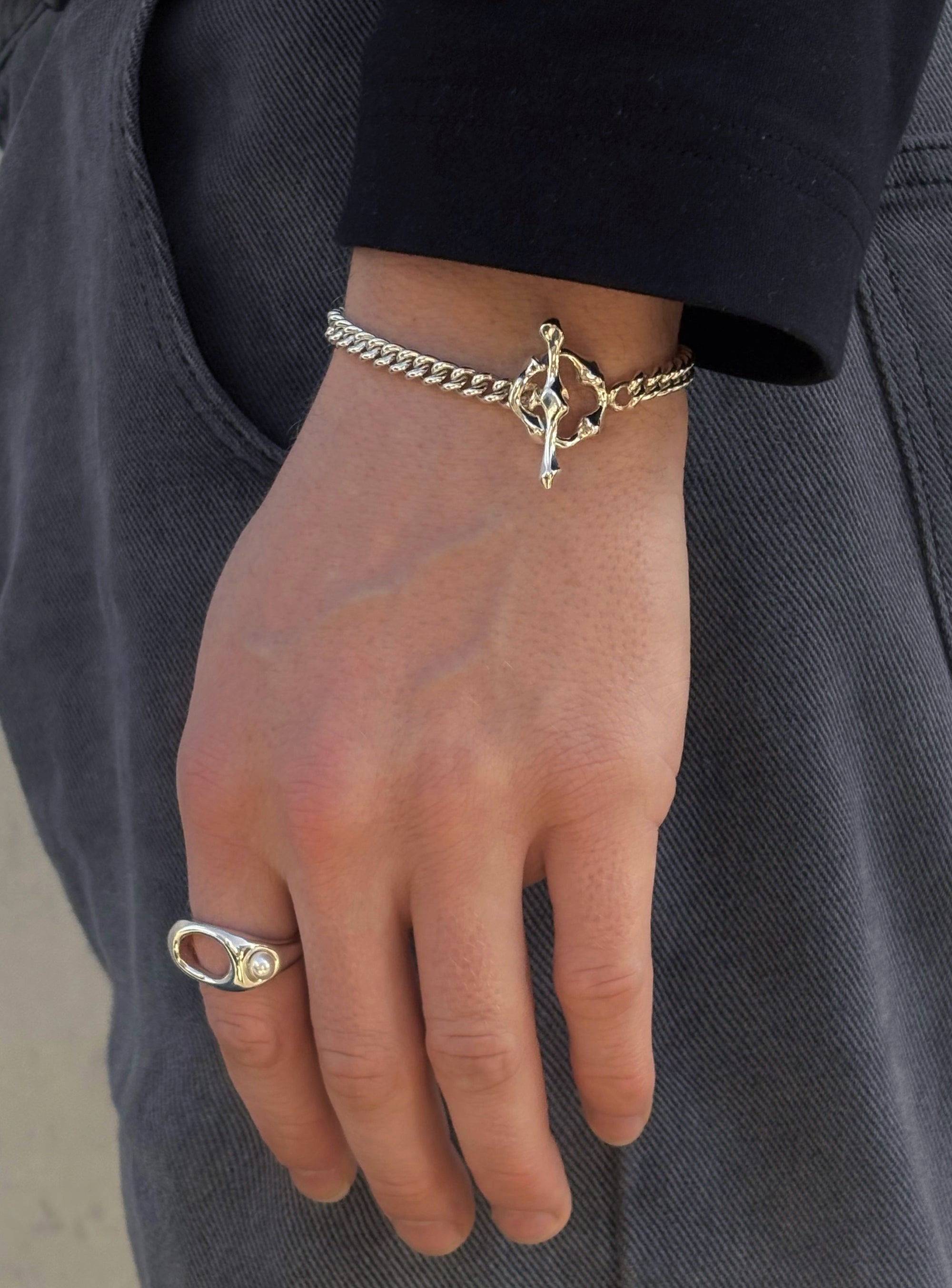 Bone Toggle Bracelet