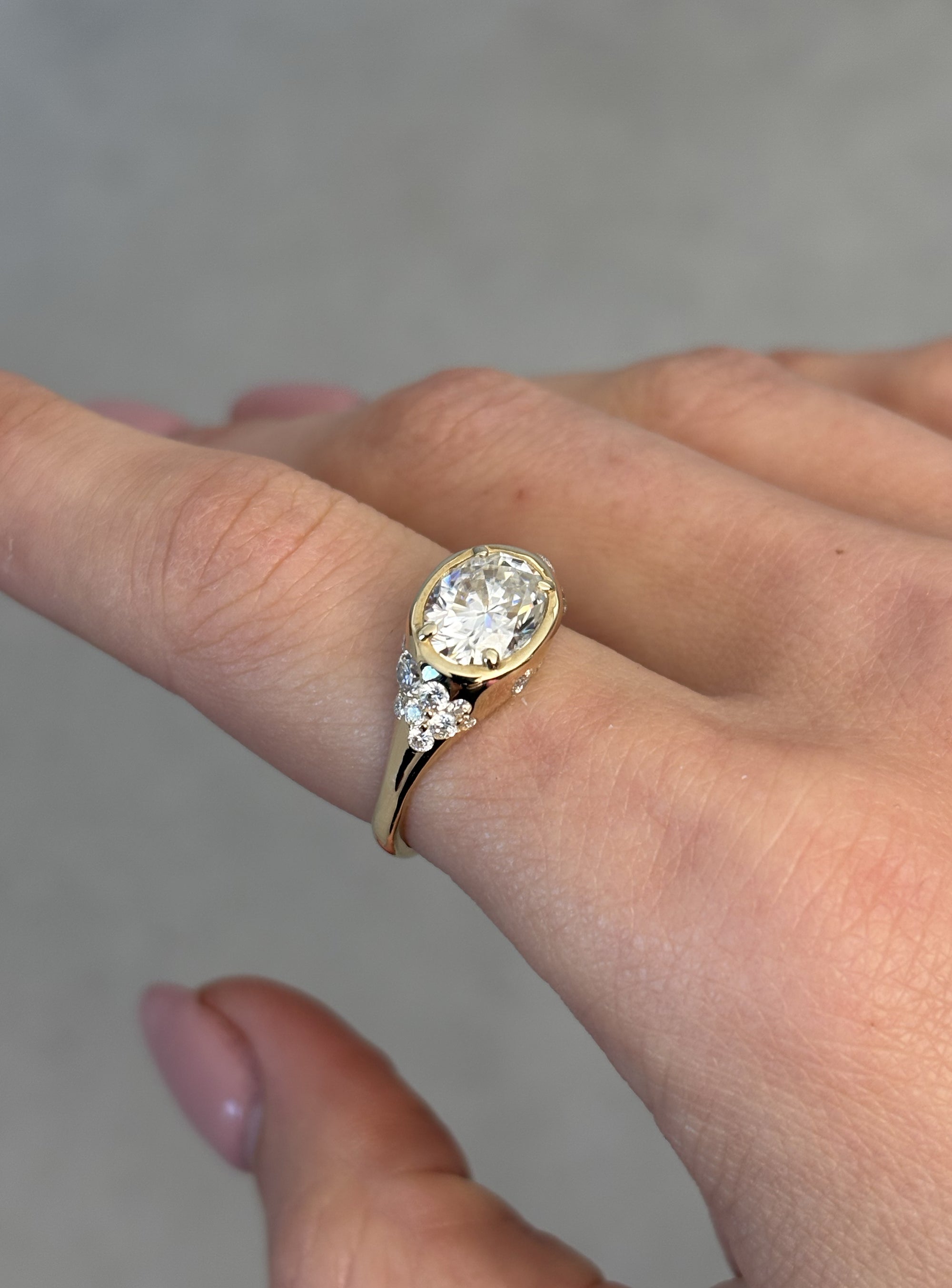 Oval Prong Ring