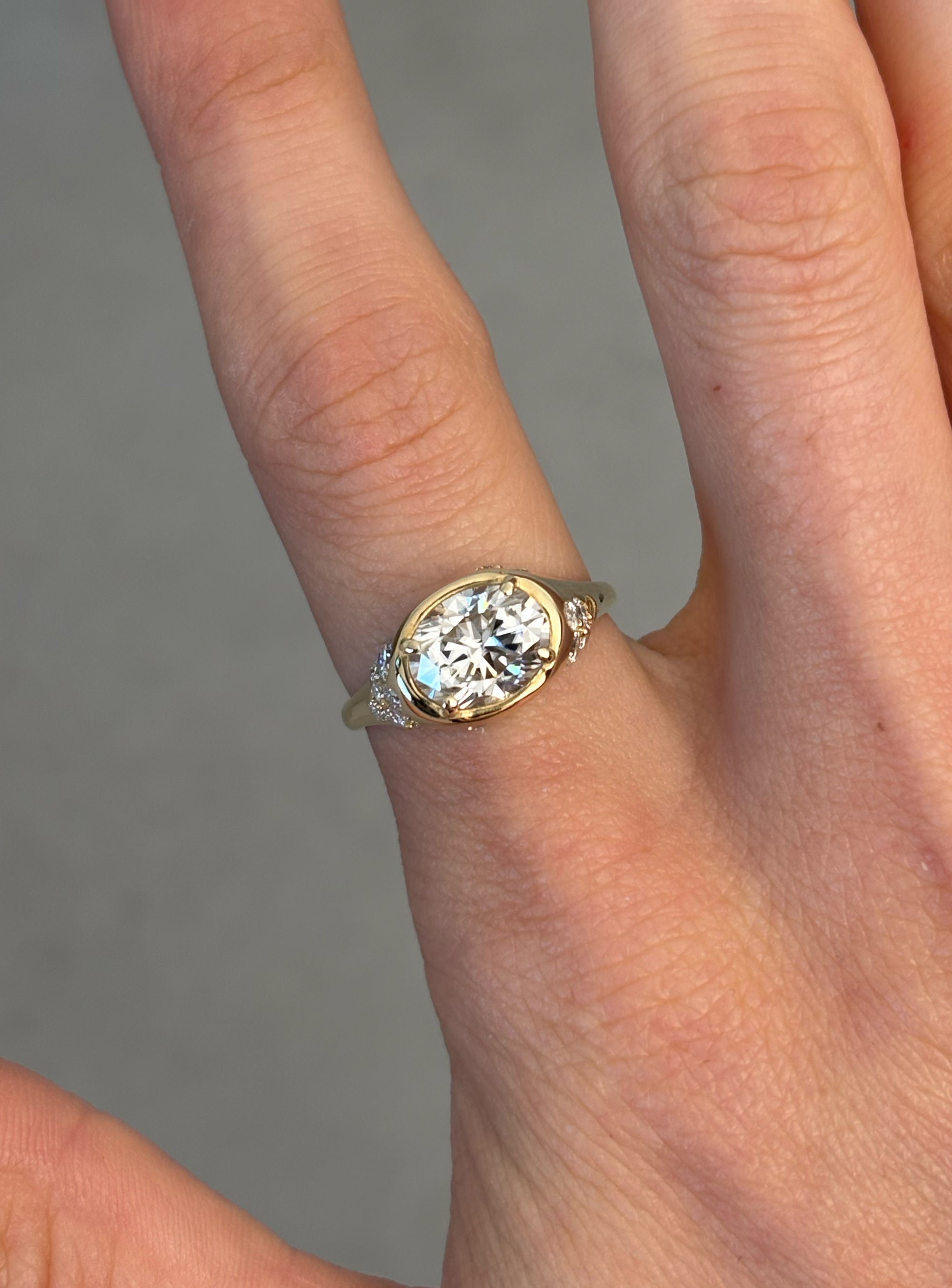 Oval Prong Ring