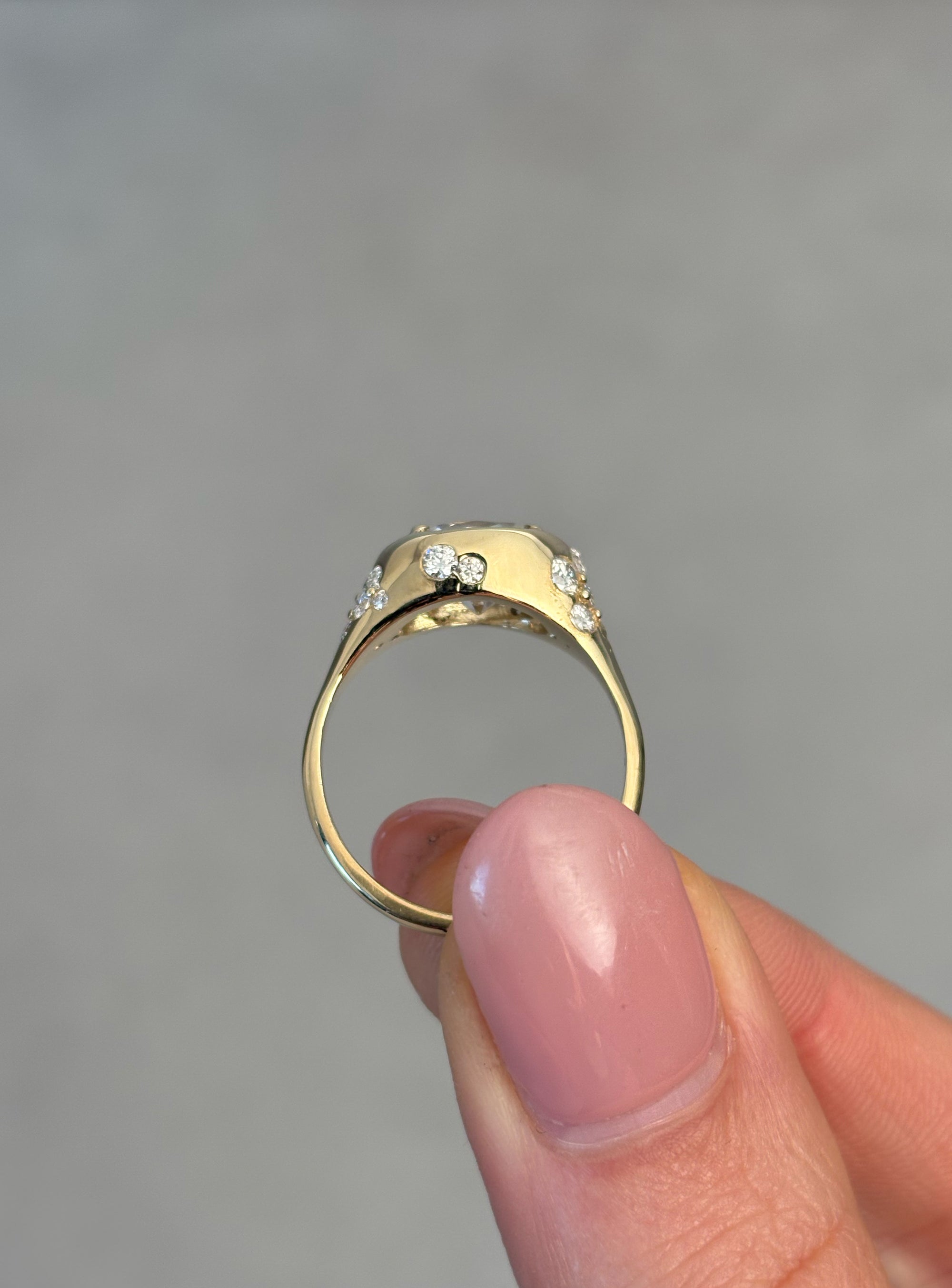 Oval Prong Ring