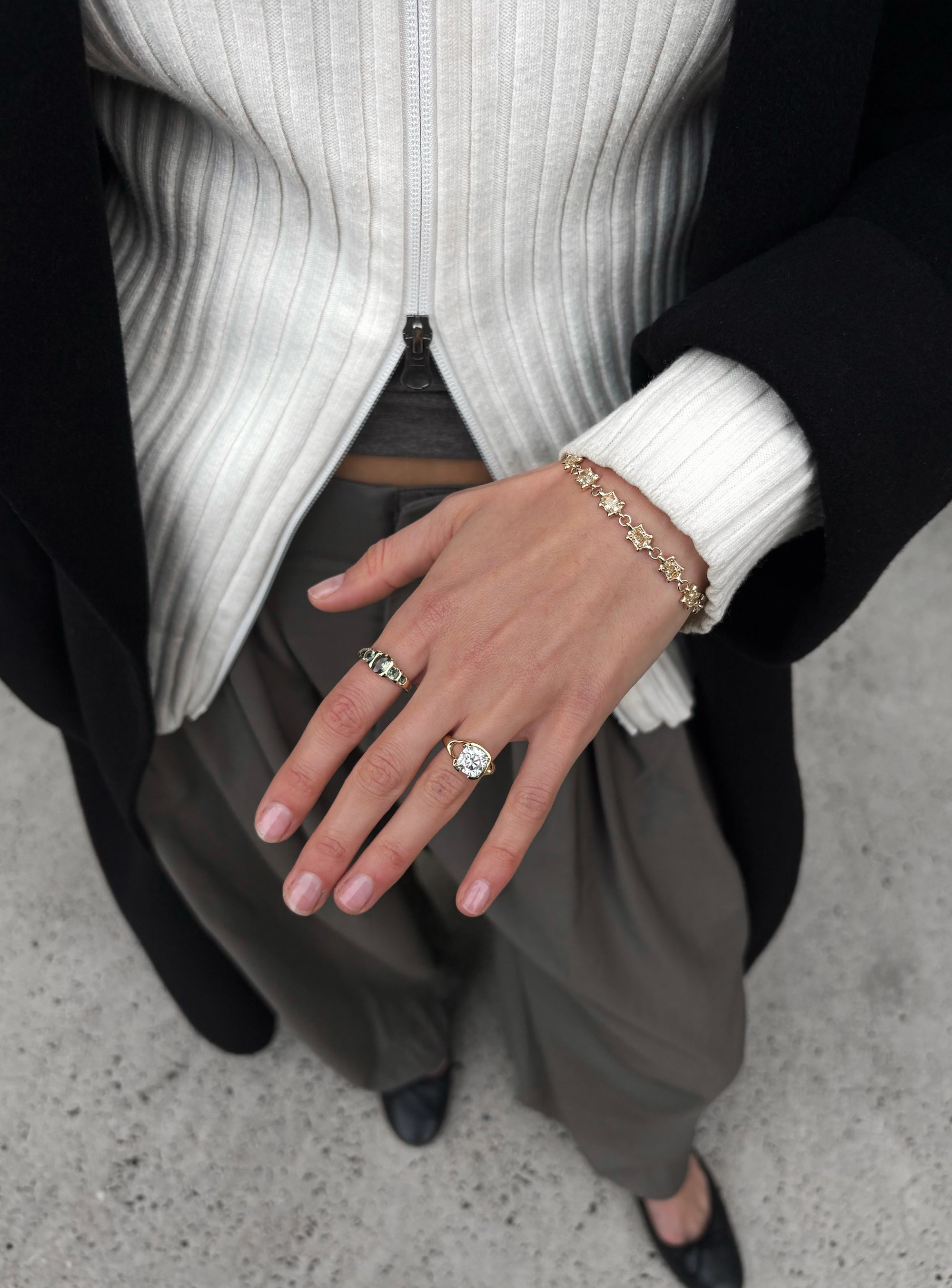 Petite 6PT Bracelet Gold