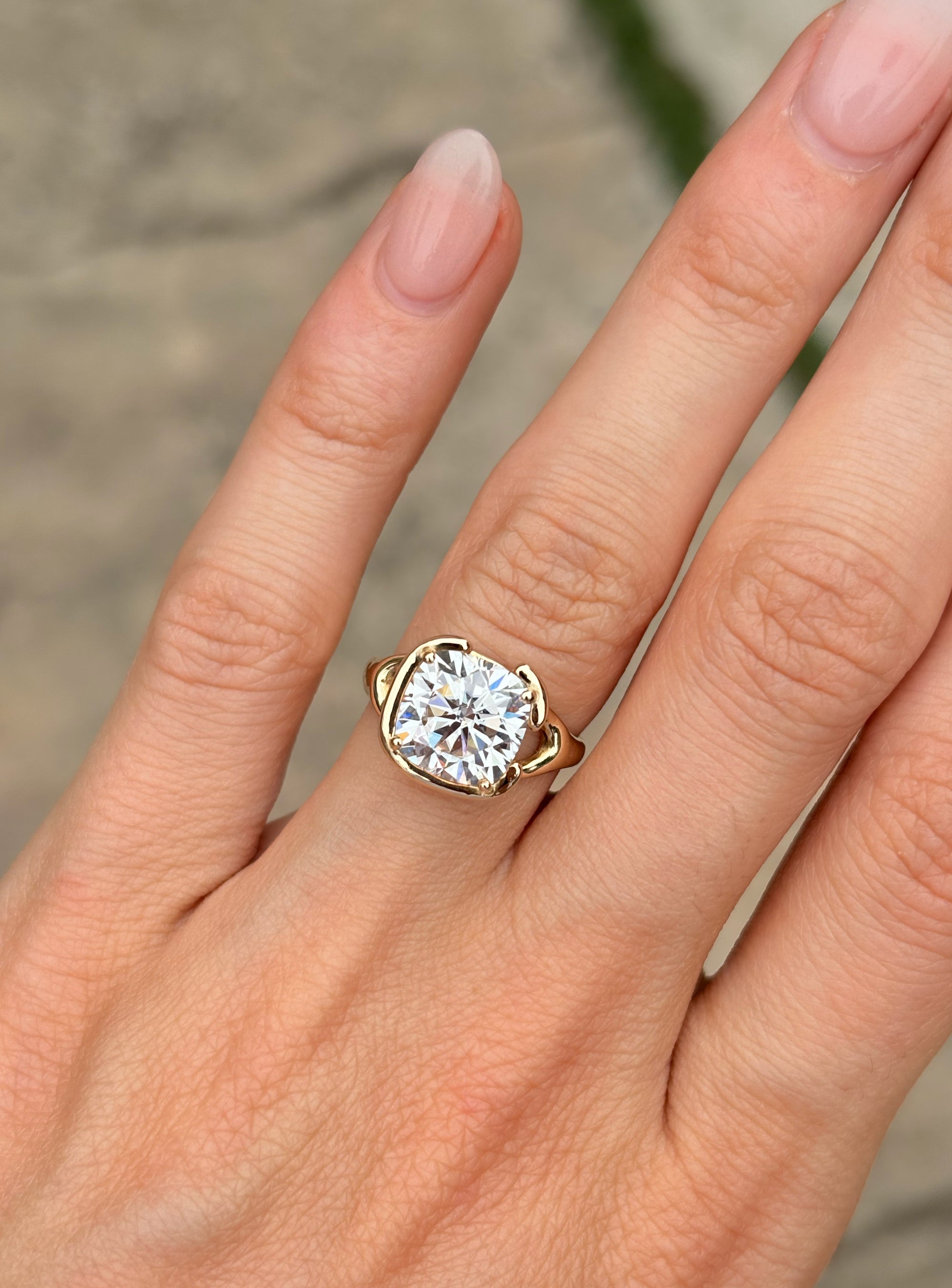 Open Air Ring Gold