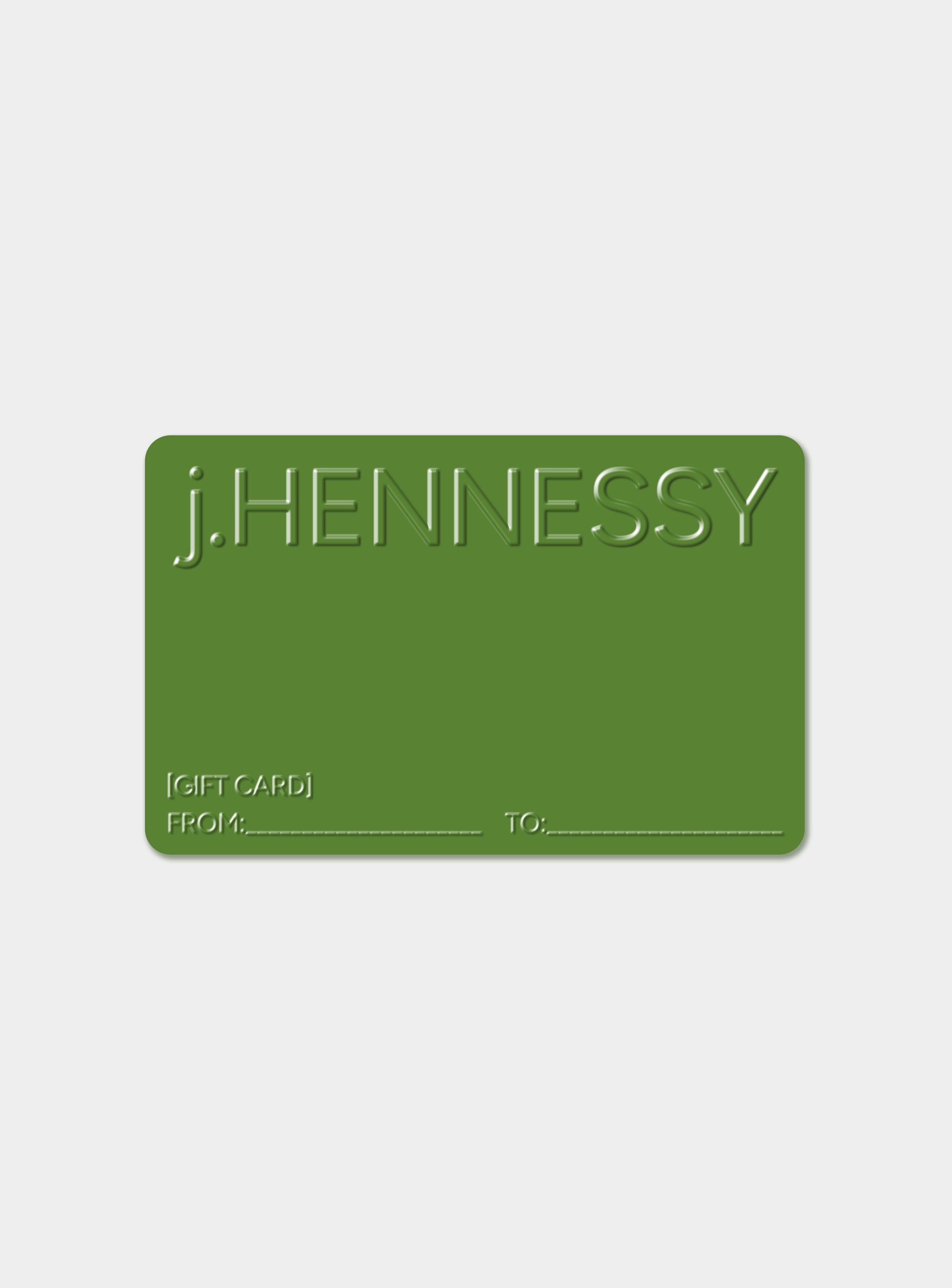 j.H Digital Gift Card