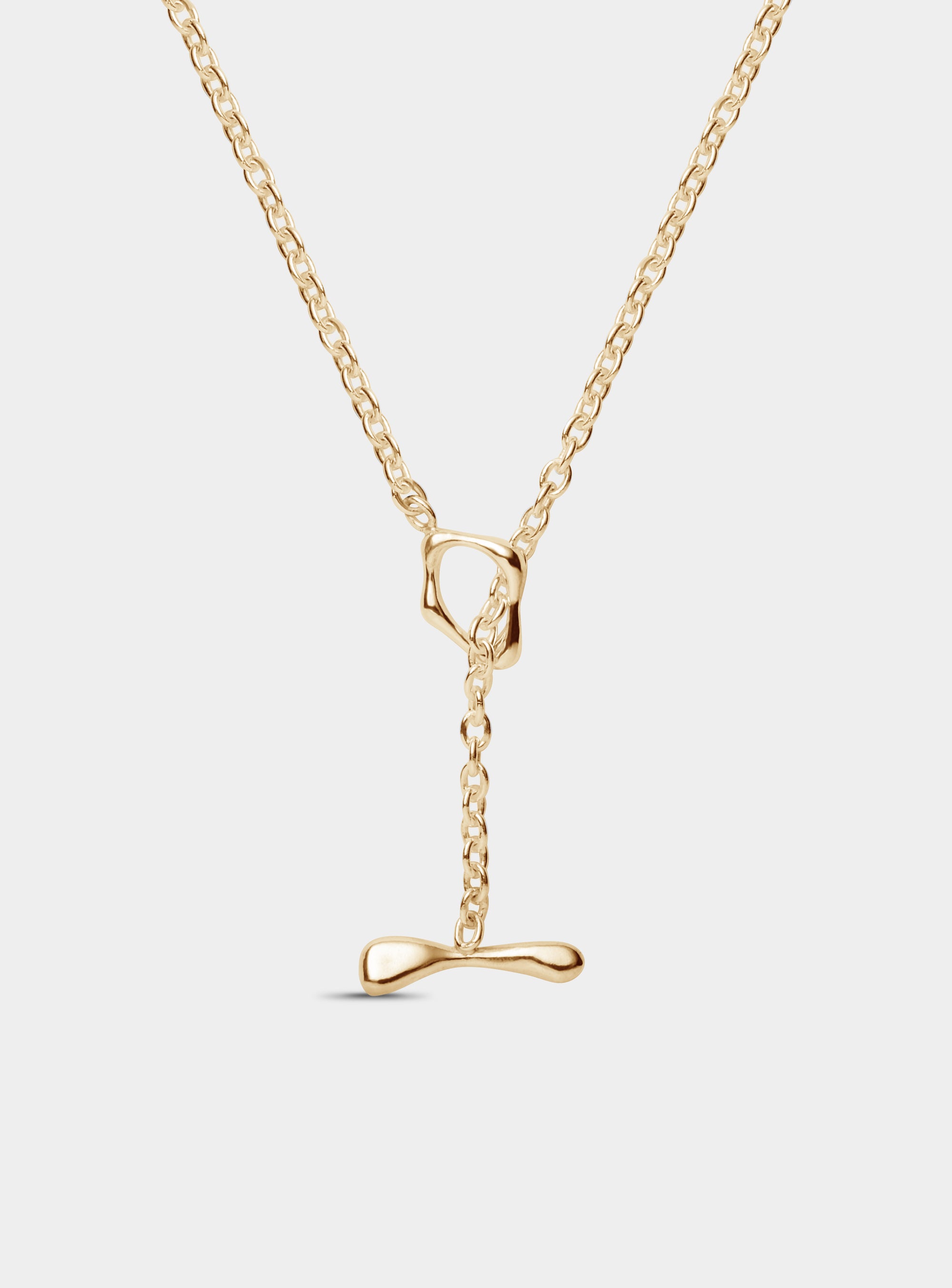 Slim Toggle Chain Gold